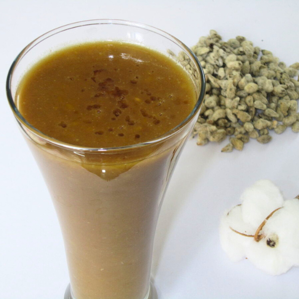 Madurai Street Food Tour - A glass of Cotton seed milk or Paruthi Paal