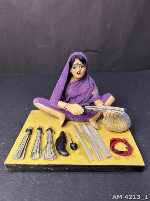 Lady broom seller