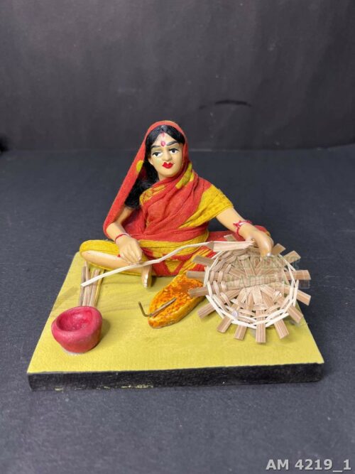 Lady basket weaver