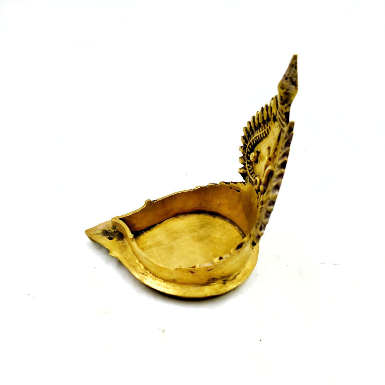 Bronze Vishnu Vilaku - Image 3