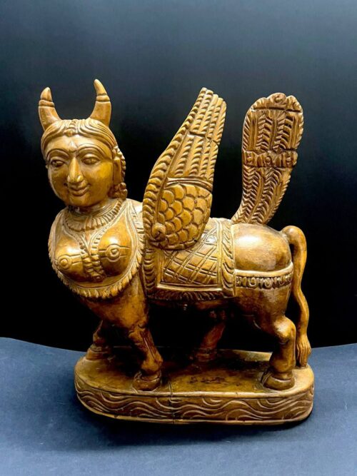 Wooden Kamadhenu