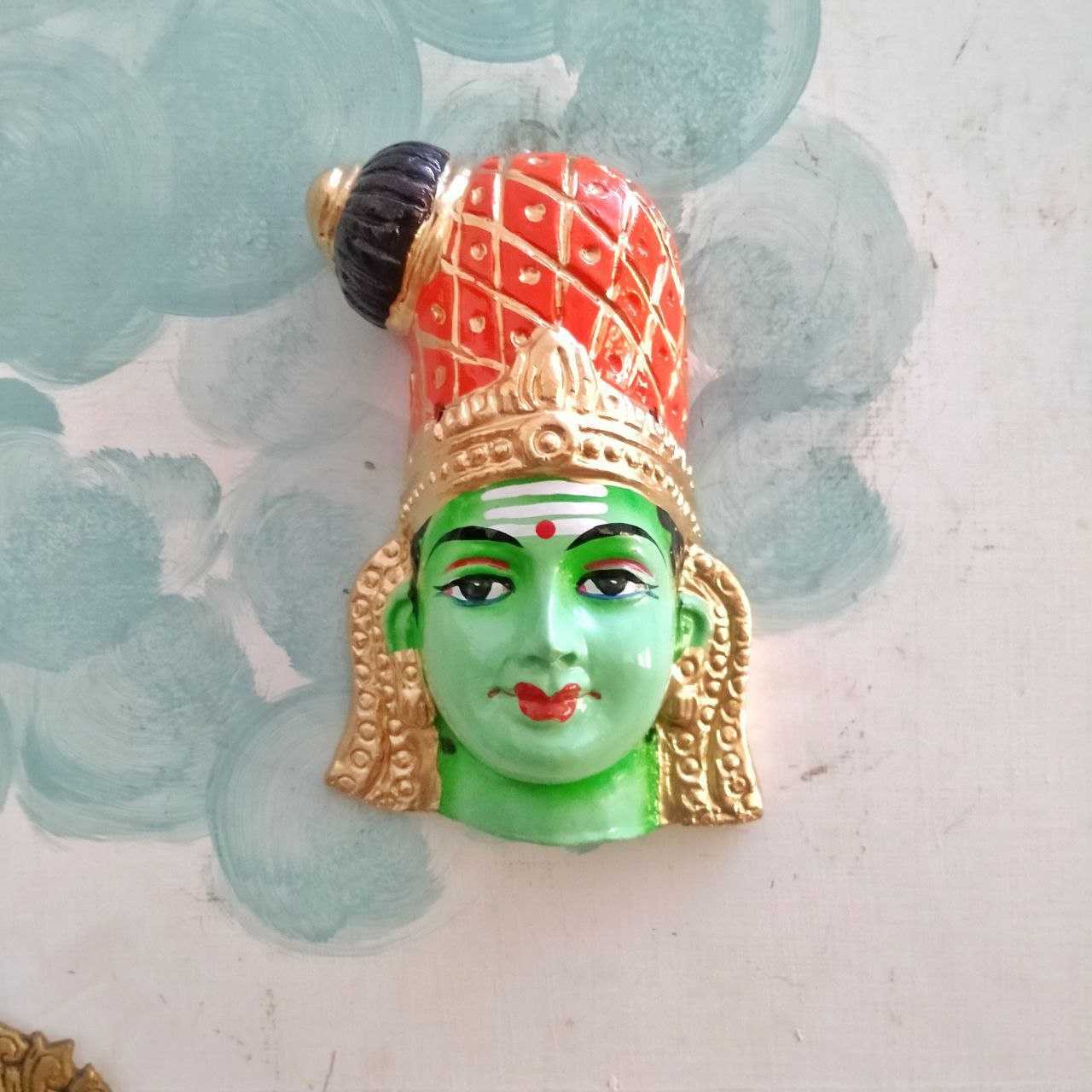 Meenakshi Amman Paper Mache Mask