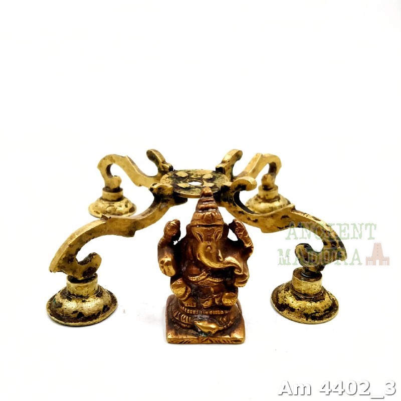 Bronze Ganesha on stand - Image 5