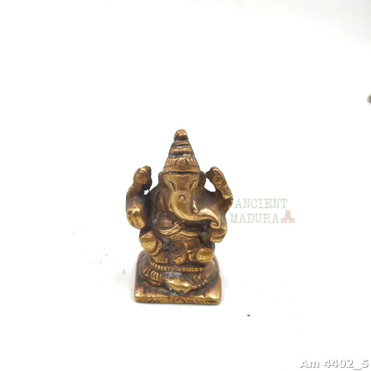 Bronze Ganesha on stand - Image 4