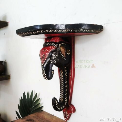 Wooden Elephant Stand