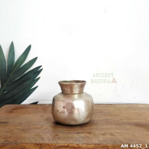 White Brass Mini Pot