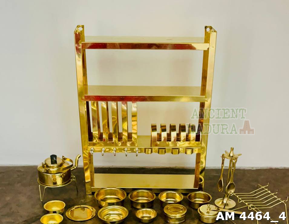Brass Mini Kitchen Set - Image 4