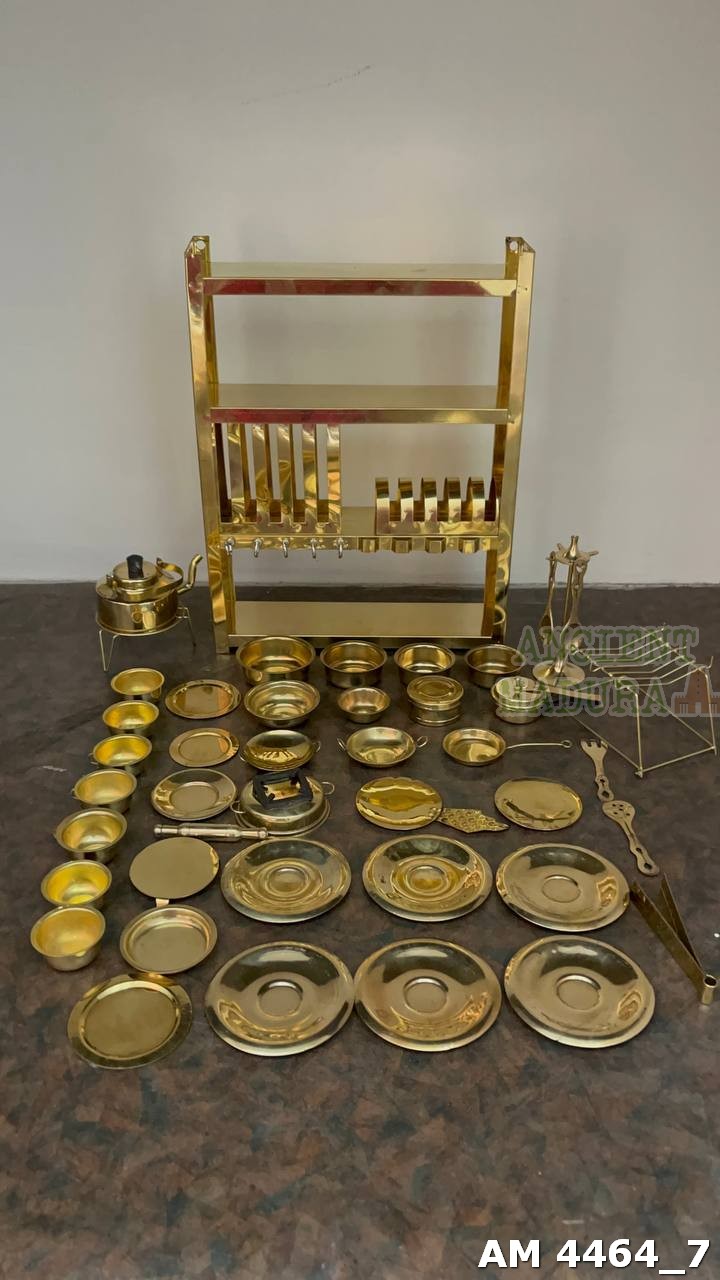 Brass Mini Kitchen Set - Image 7