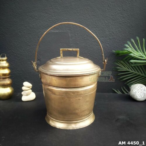 Brass Thooku Vessel with Eiyam/Tin Lining