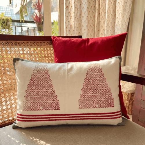 gopuram cushion cover