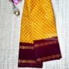 Mustard Yellow Mukkati Madurai Sungudi Sarees Online