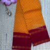 Mango Yellow Single Dot Sungudi Cotton Sarees Online