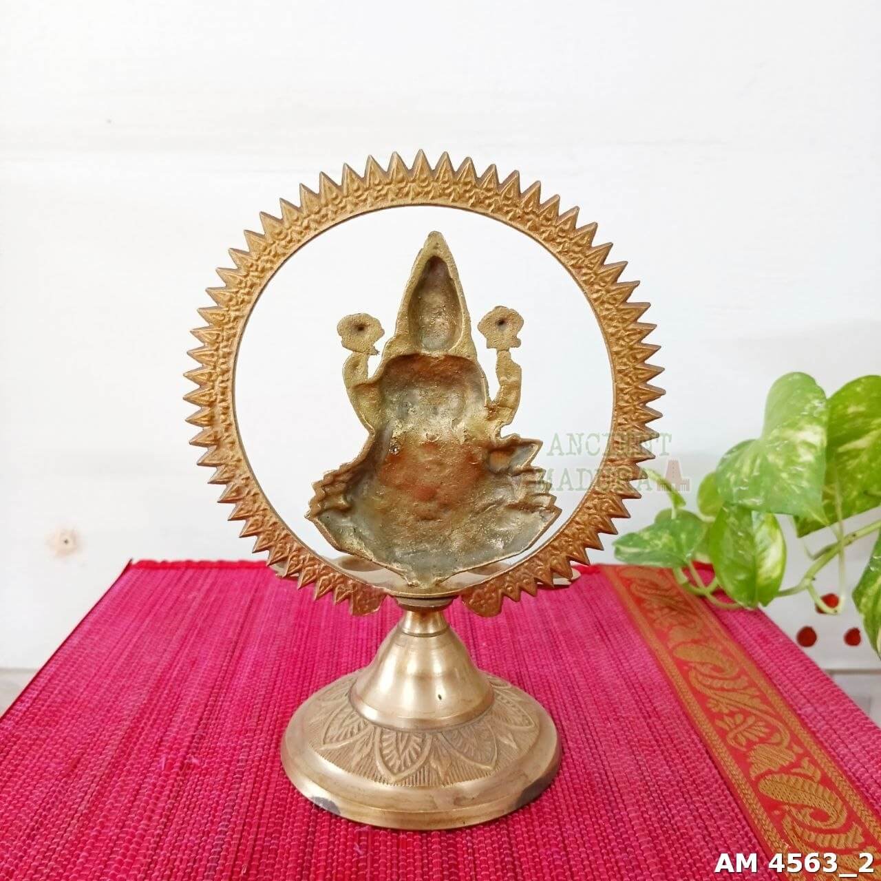 Brass Goddess Lakshmi Panch Diya