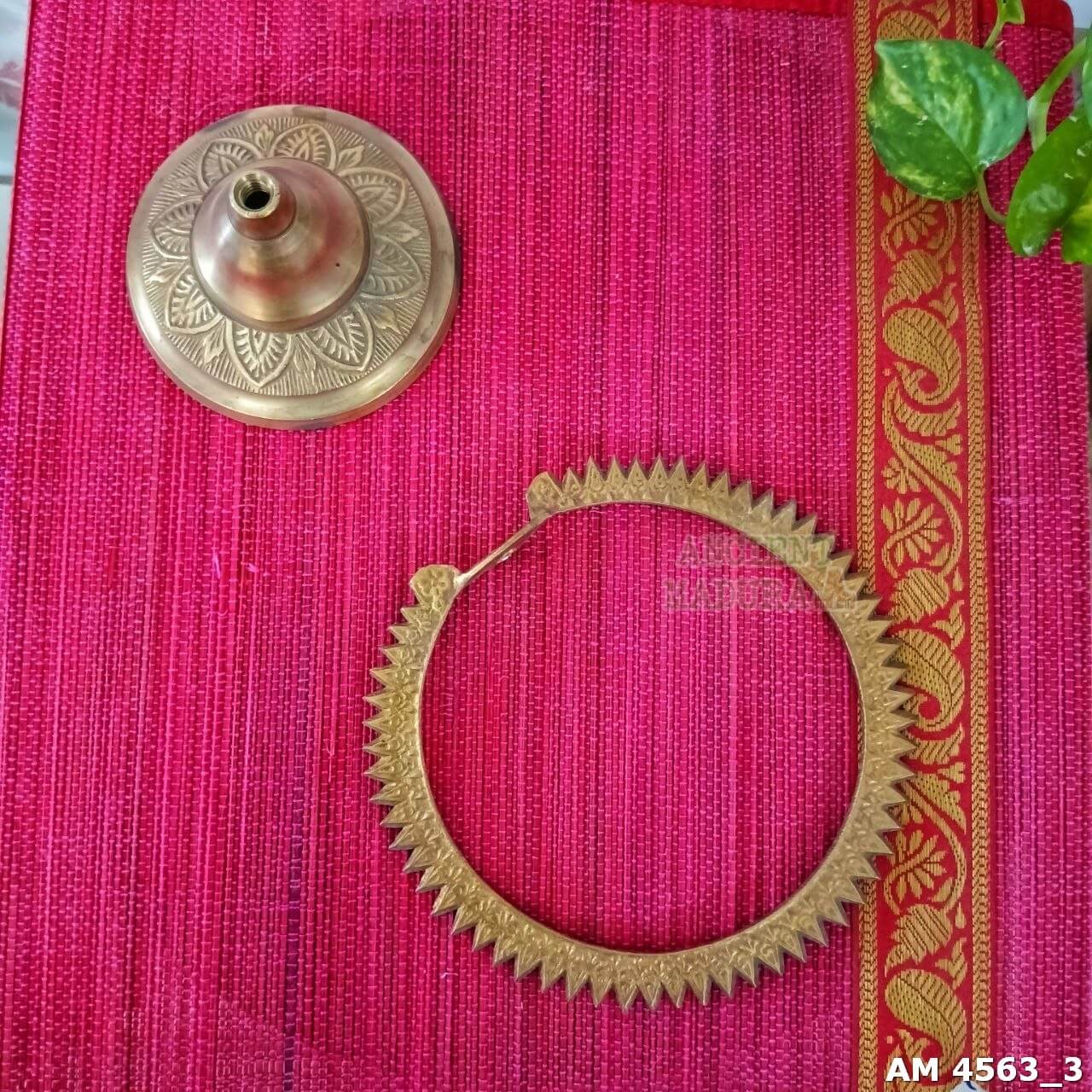 Brass Goddess Lakshmi Panch Diya