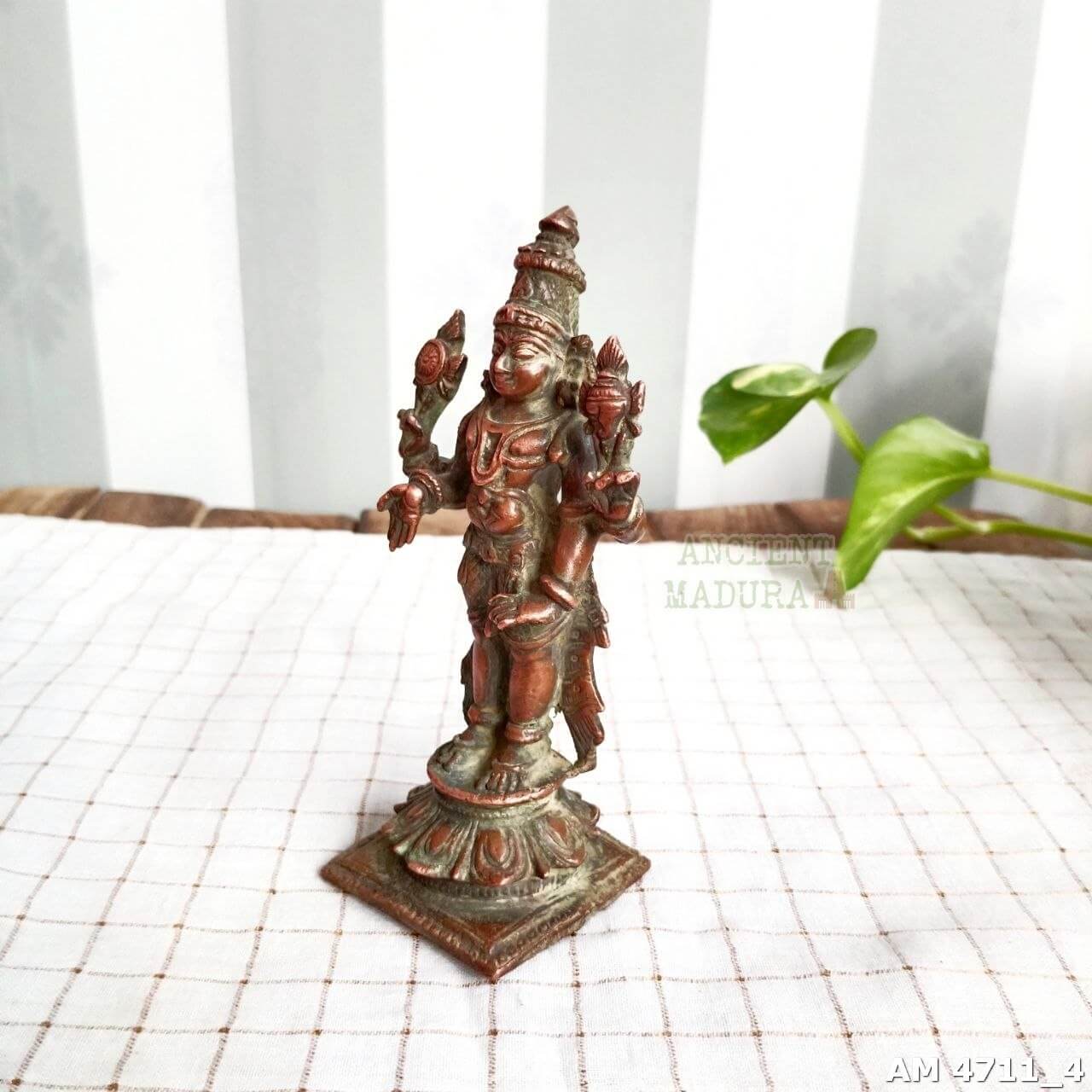 Copper Lord Vishnu
