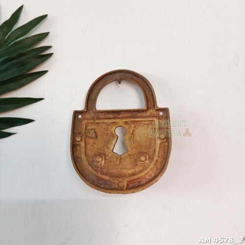 Brass Lock Shaped Key Holder