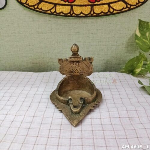 Bronze Vishnu Lamp