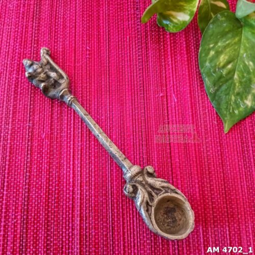 Copper theertha spoon