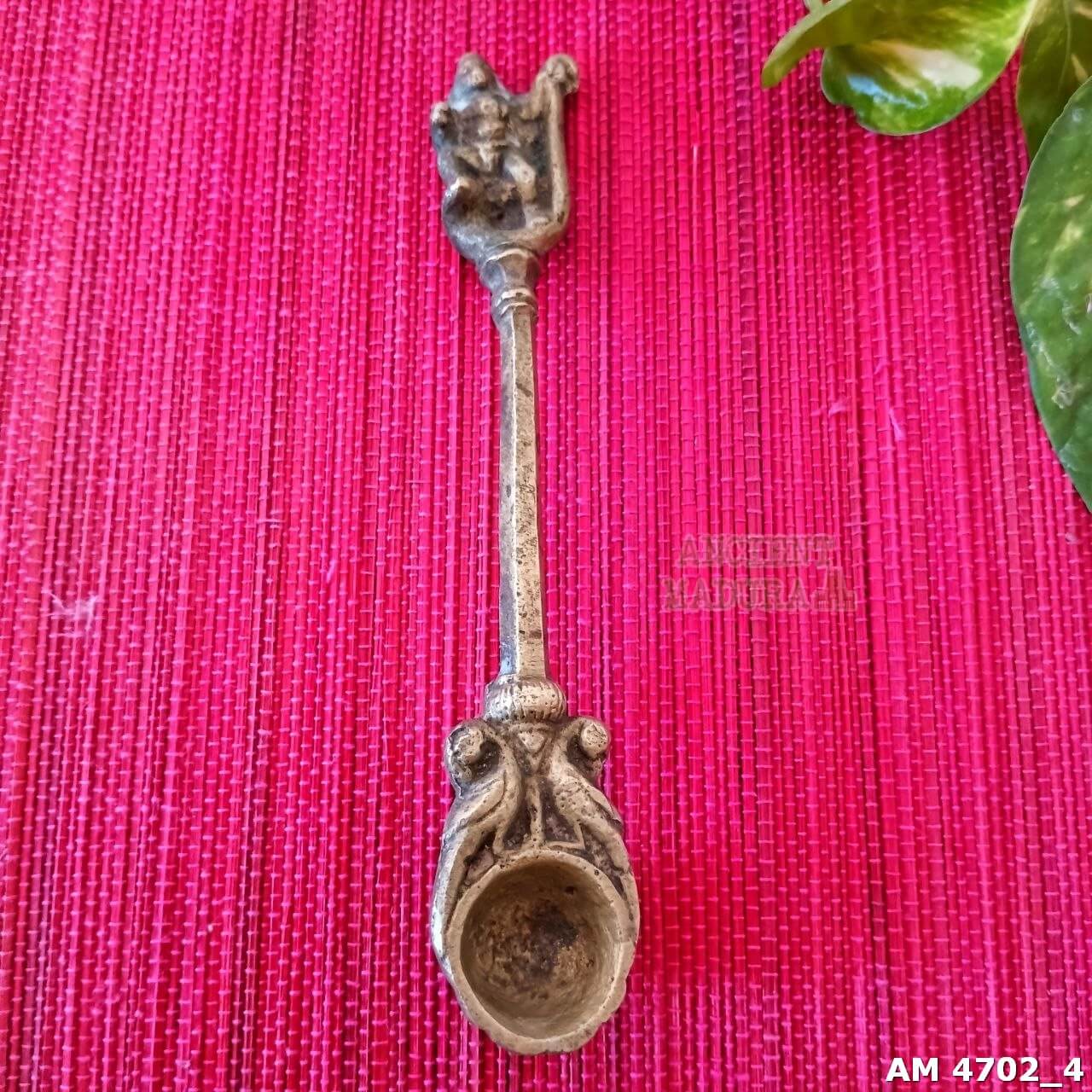 Copper theertha spoon