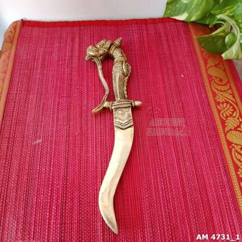 Brass Yali Dagger