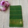 Leaf Green Sungudi Cotton Blouse Piece – Peacock Zari Border