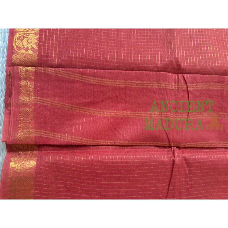 Rust Valli Kattam Sungudi Saree