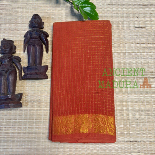 Rust Valli Kattam Sungudi Saree