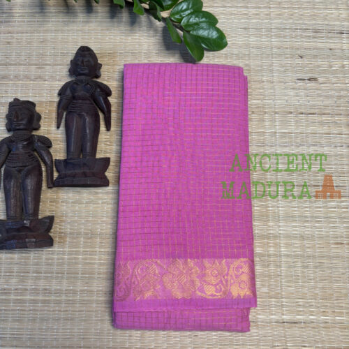 Rose Milk Valli Kattam Sungudi Saree