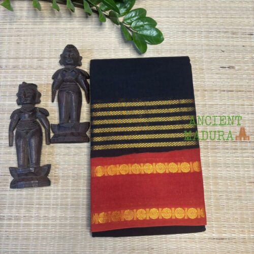 Coffee Brown Premium Neli Velthari Sungudi Saree