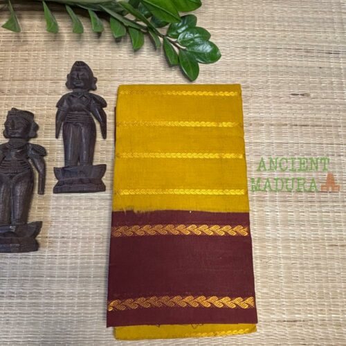 Mustard Leaf Velthari Sungudi Saree