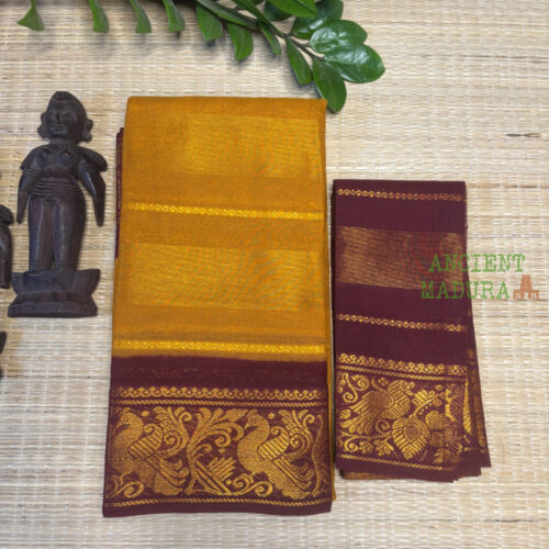 Mustard Vairaoosi Sungudi Saree