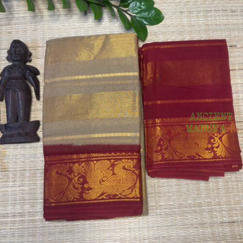 Beige Vairaoosi Sungudi Saree