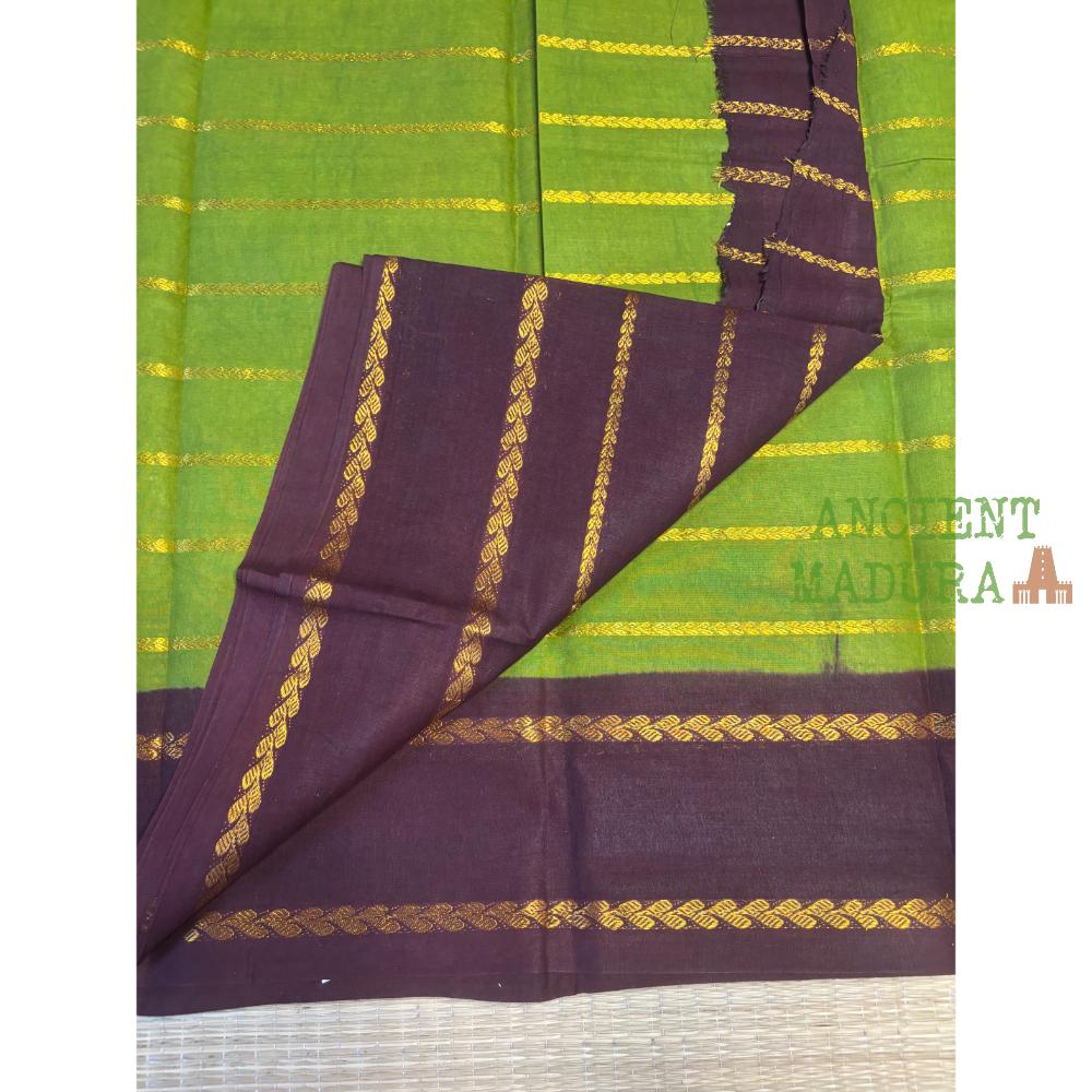 Leaf Green Leaf Velthari Sungudi Saree