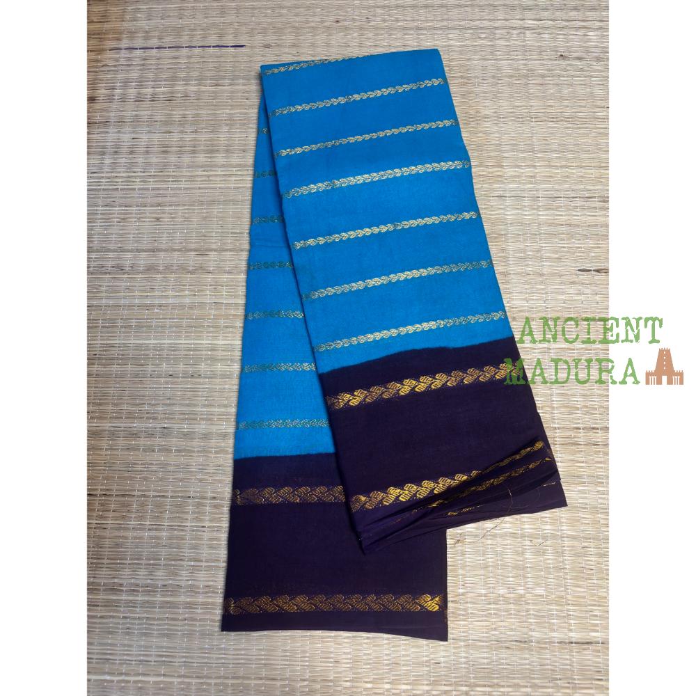 Blue Leaf Velthari Sungudi Saree