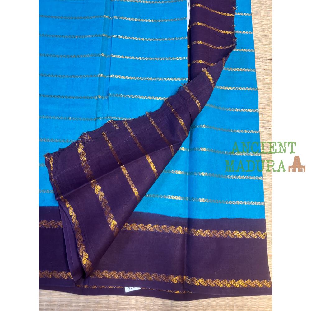 Blue Leaf Velthari Sungudi Saree