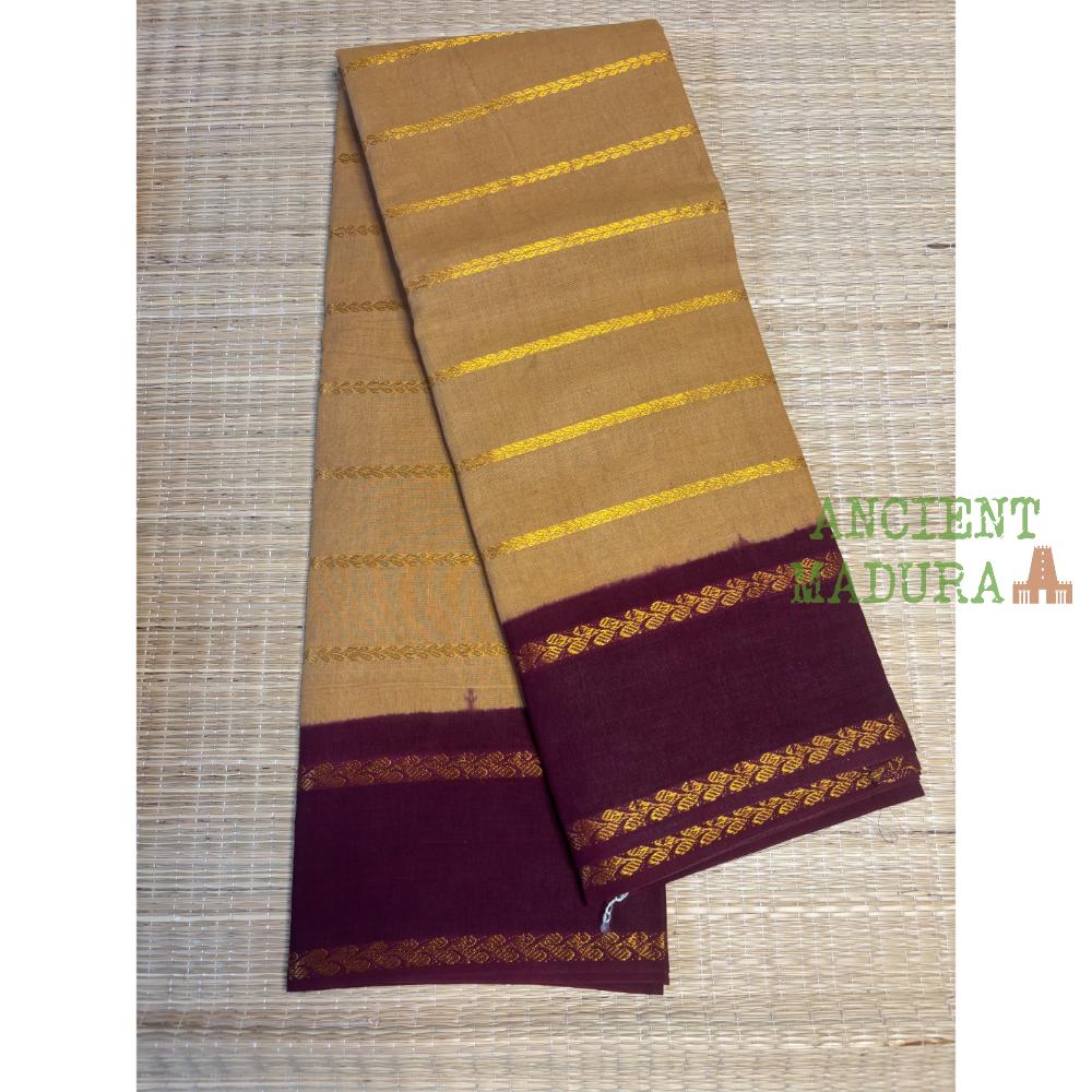 Wheat Leaf Velthari Sungudi Saree