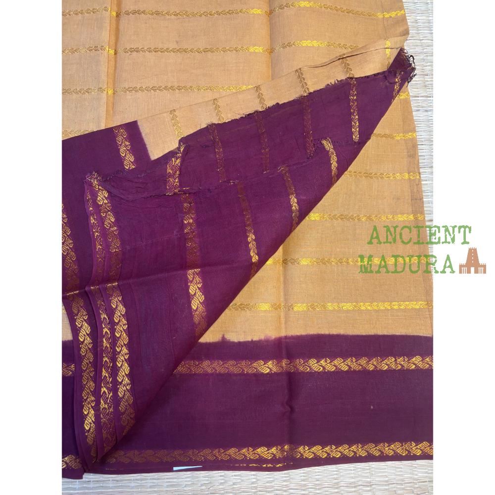 Wheat Leaf Velthari Sungudi Saree