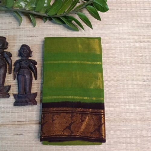 Green Vairaoosi Sungudi Saree
