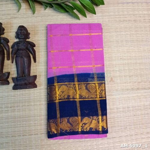 Rose Milk Pavithra Kattam sungudi saree