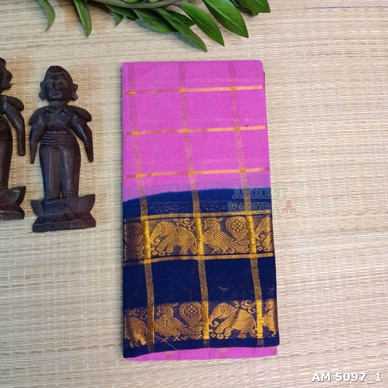 Rose Milk Pavithra Kattam sungudi saree