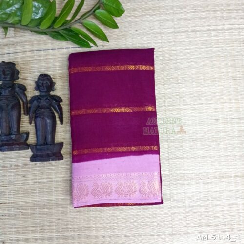 Maroon Velthari Sungudi Saree